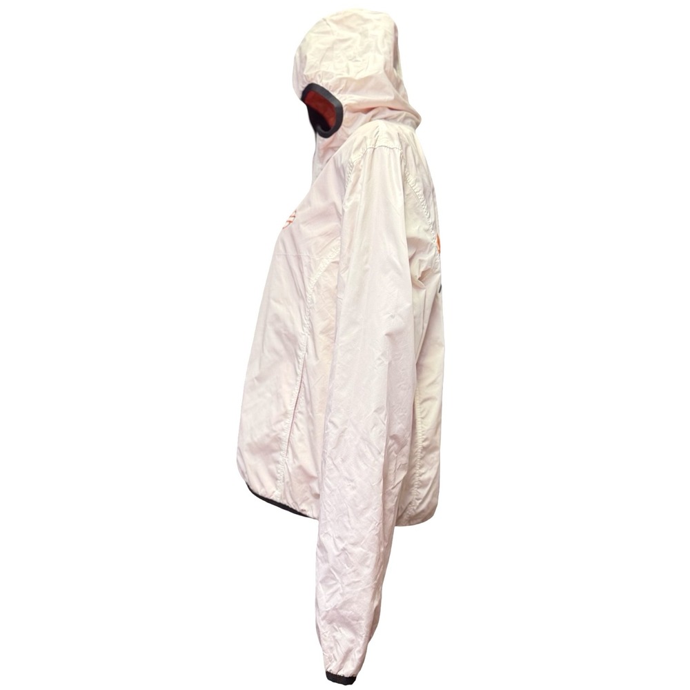Harley Davidson Motorcycle Windbreaker Jacket Womens XL White Hooded - Picture 3 of 7